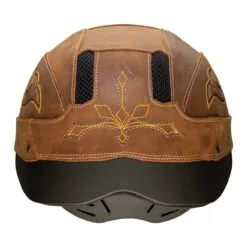 Troxel Cheyenne Helmet -Deals Equestrian Supplies Store 15259 brown backv