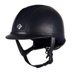 Charles Owen AYR8 Plus Leather Look Helmet 11 Charles Owen AYR8 Plus Leather Look Helmet -Deals Equestrian Supplies Store 19716 navy