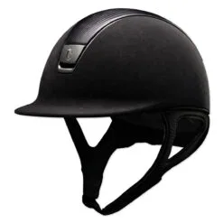 Samshield Premium Helmet -Deals Equestrian Supplies Store 19898 blackleatherchrome flipped