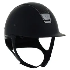Samshield Shadowmatt Crystal Fabric Top Helmet -Deals Equestrian Supplies Store 22555 black5crystal silo