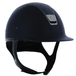 Samshield Shadowmatt Crystal Fabric Top Helmet -Deals Equestrian Supplies Store 22555 navy silo fixed