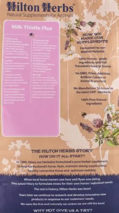 Milk Thistle Plus -Deals Equestrian Supplies Store 25468 Label