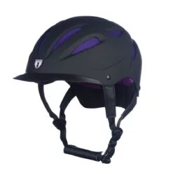 Tipperary Sportage Hybrid Helmet -Deals Equestrian Supplies Store 26009 purple angle