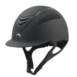 One K Defender Chrome Stripe Helmet -Deals Equestrian Supplies Store 27331