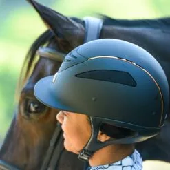 One K Defender Rose Gold Helmet -Deals Equestrian Supplies Store 29863 blackrosegold l3