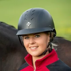 Charles Owen MyPS Helmet -Deals Equestrian Supplies Store 30864 black lifestyle 4