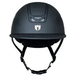 Tipperary Royal Matte Wide Brim Helmet -Deals Equestrian Supplies Store 30943 black front