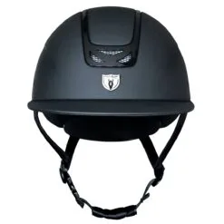 Tipperary Royal Gloss Wide Brim Helmet -Deals Equestrian Supplies Store 30944 black front