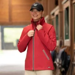 Kerrits Down The Line Waterproof Jacket -Deals Equestrian Supplies Store 35257 ruby l2