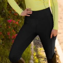 LeMieux Naomi Pull On Full Seat Breeches -Deals Equestrian Supplies Store 35401 black l1