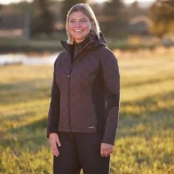 Kerrits Bit By Bit Quilted Jacket -Deals Equestrian Supplies Store 35847 java 1