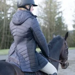 Kerrits Horsey Houndstooth Insulated Parka -Deals Equestrian Supplies Store 35849 peppercornhoundstooth 3