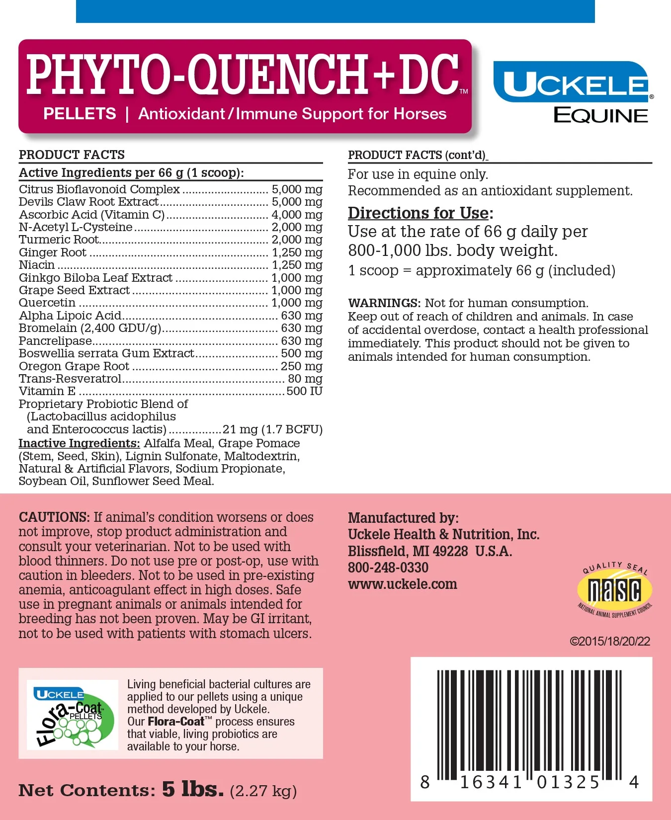 Phyto-Quench + DC ™ Pellets 2 Phyto-Quench + DC ™ Pellets - Image 2