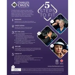 Charles Owen MyPS Helmet -Deals Equestrian Supplies Store charlesowen fittingposter 1